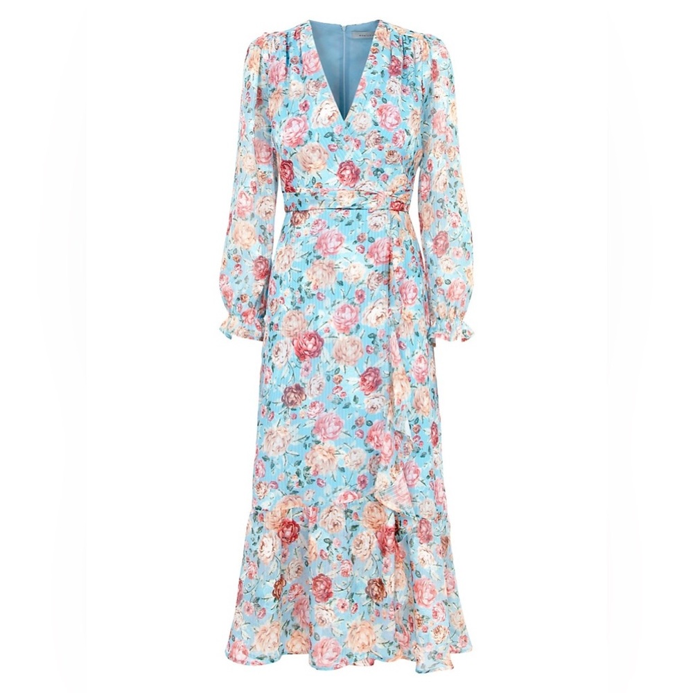 Adelyn Rae Penelope Floral Midi Dress
